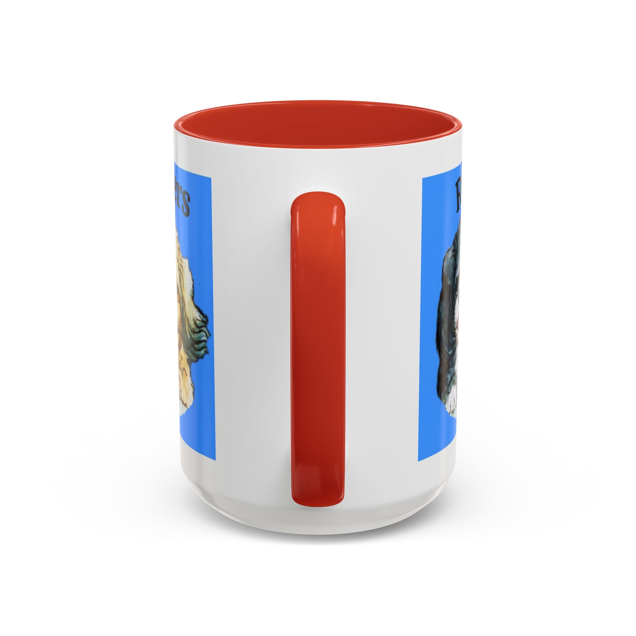 Ruff Riders Dog Mug — Cute Dog Car Riding Duo Accent Mug (11/15oz)