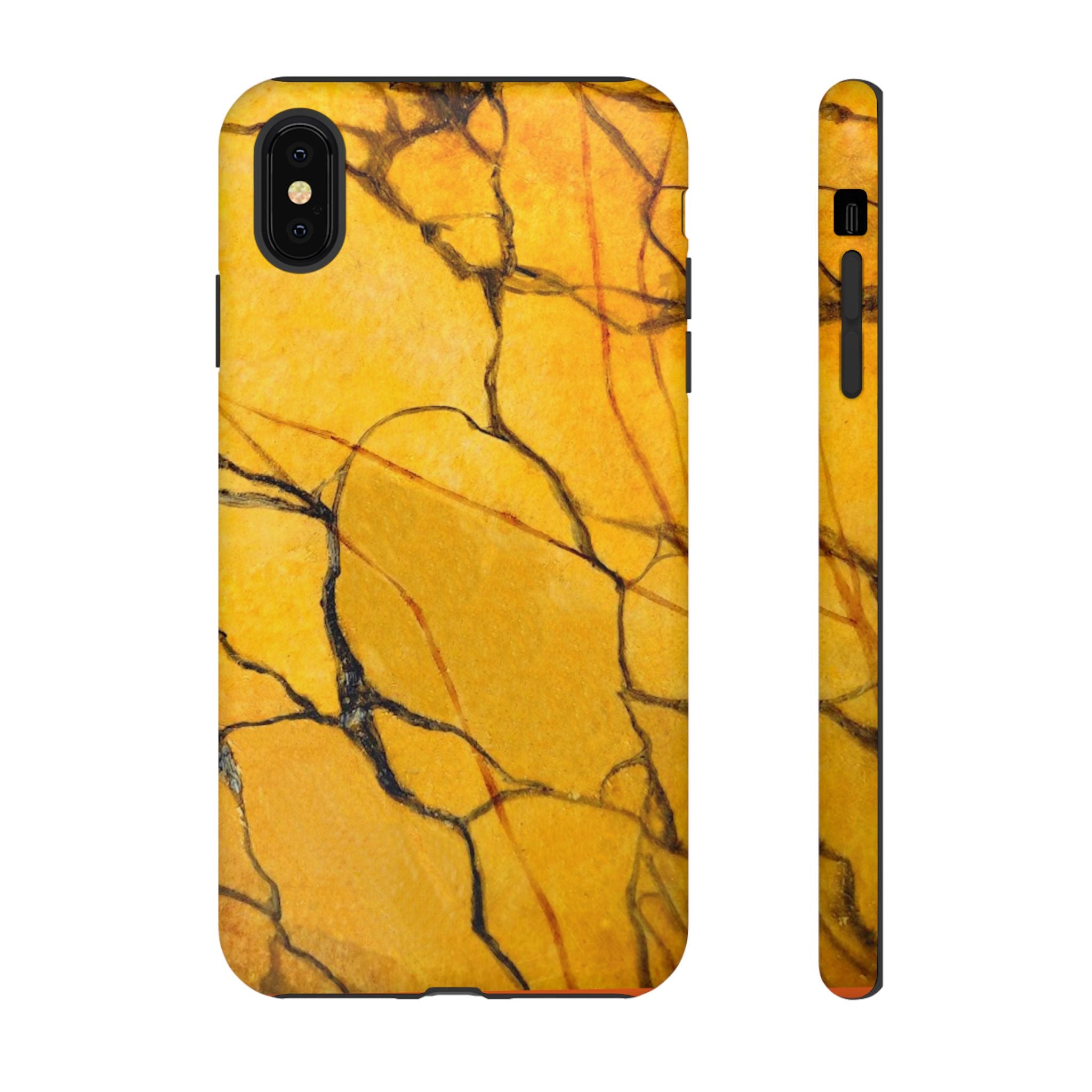 Phone Case - Sexy Gold Marble Design with Tough Protective Cover