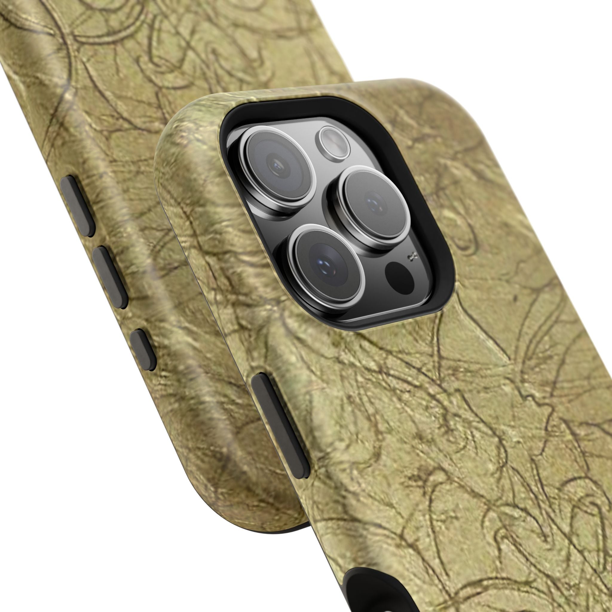 Phone Case - Magnetic Impact in Antique Gold Scroll