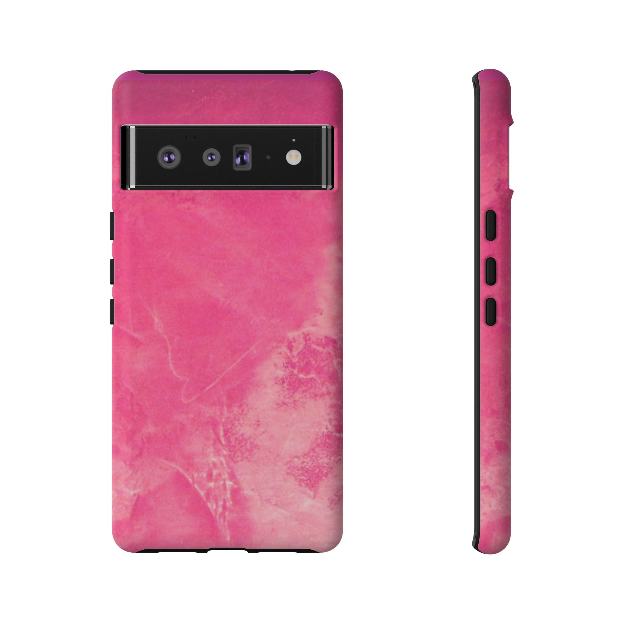 Phone Case - Pink Abstract Art Design - durable & stylish