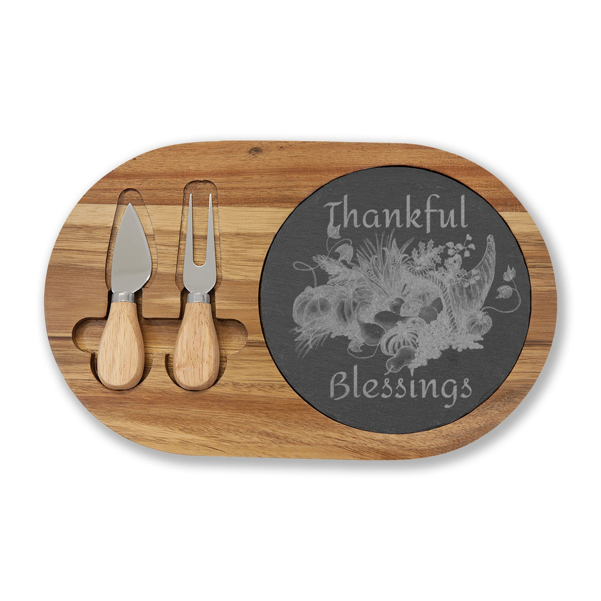 Charcuterie Board Thankful Blessings Designed by Studio Blitz