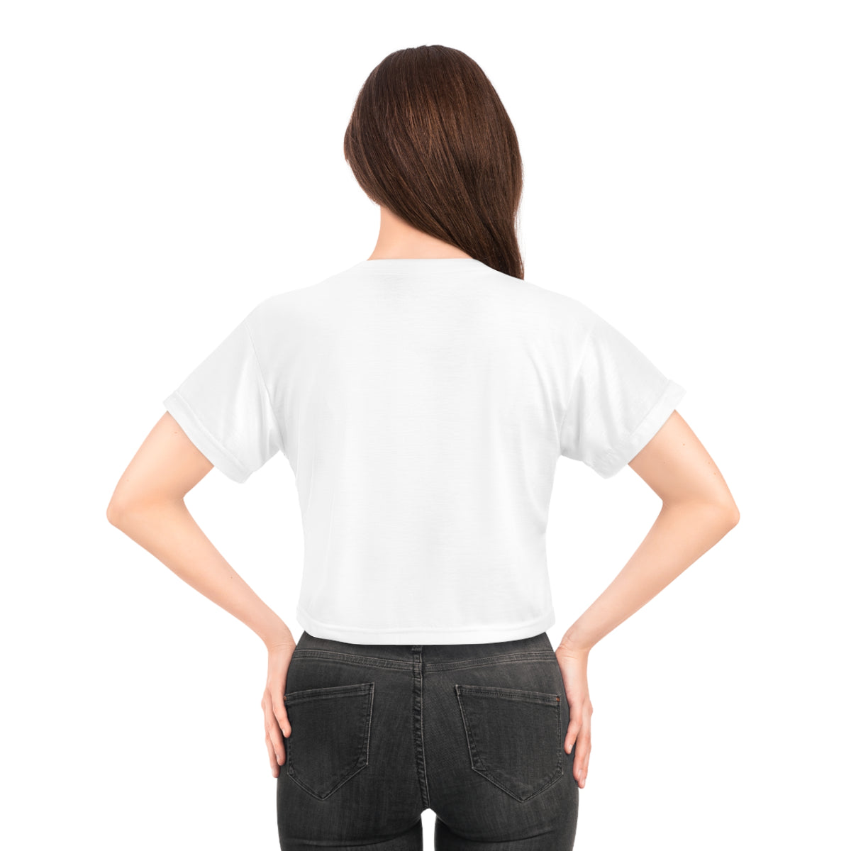 Custom Made/Crest Graphic Crop Tee