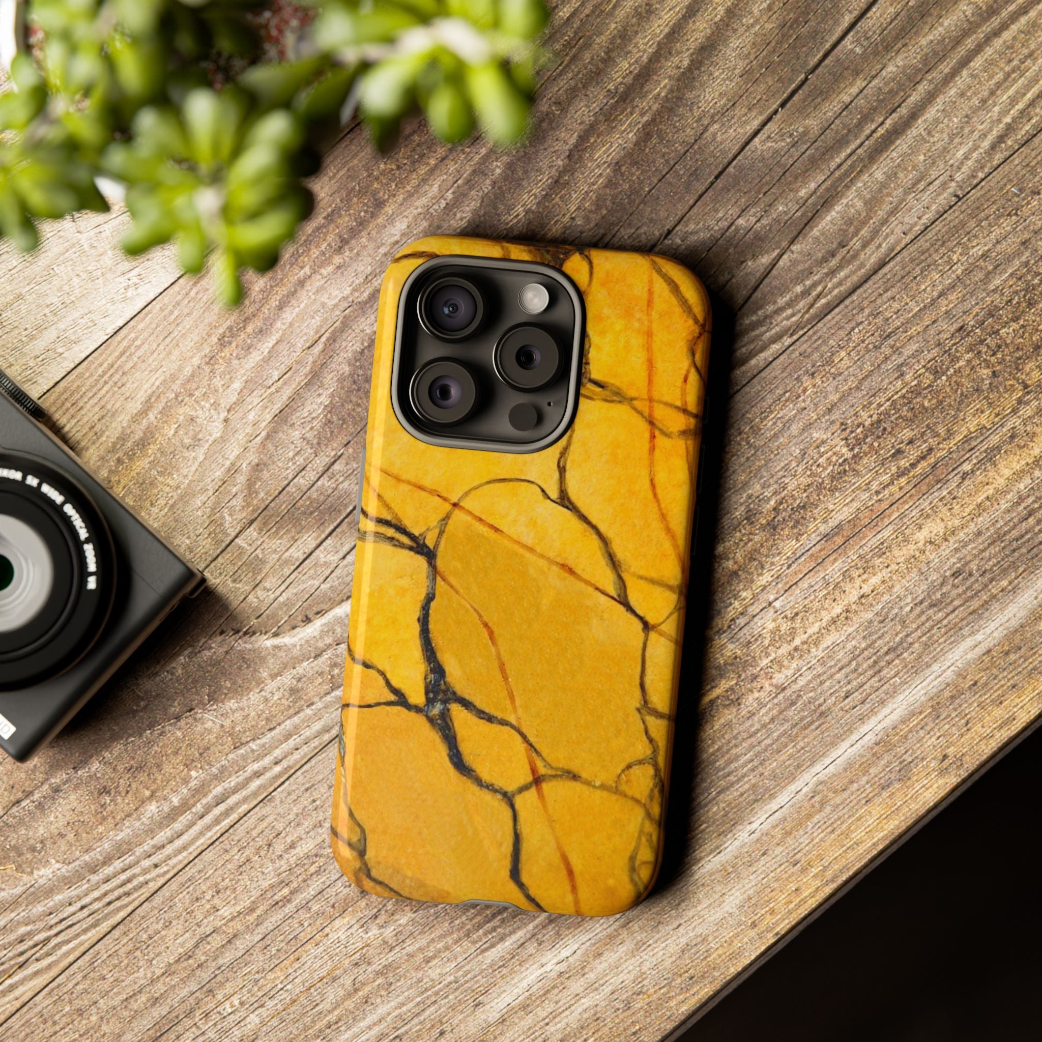 Phone Case - Sexy Gold Marble Design with Tough Protective Cover
