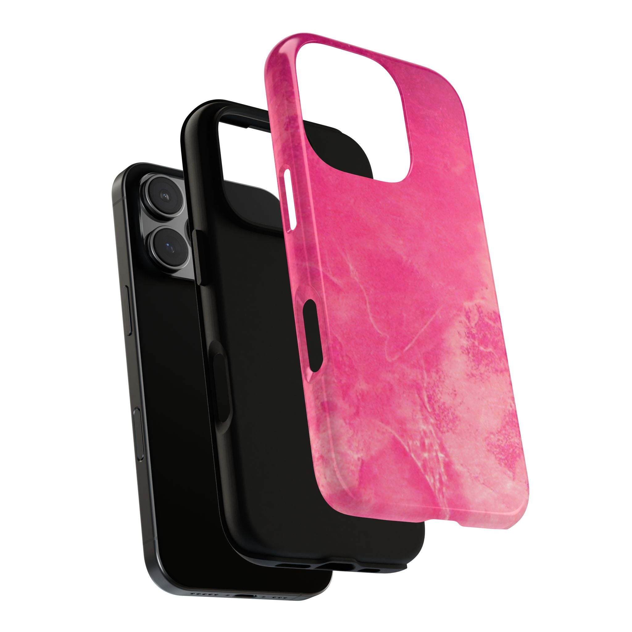 Phone Case - Pink Abstract Art Design - durable & stylish