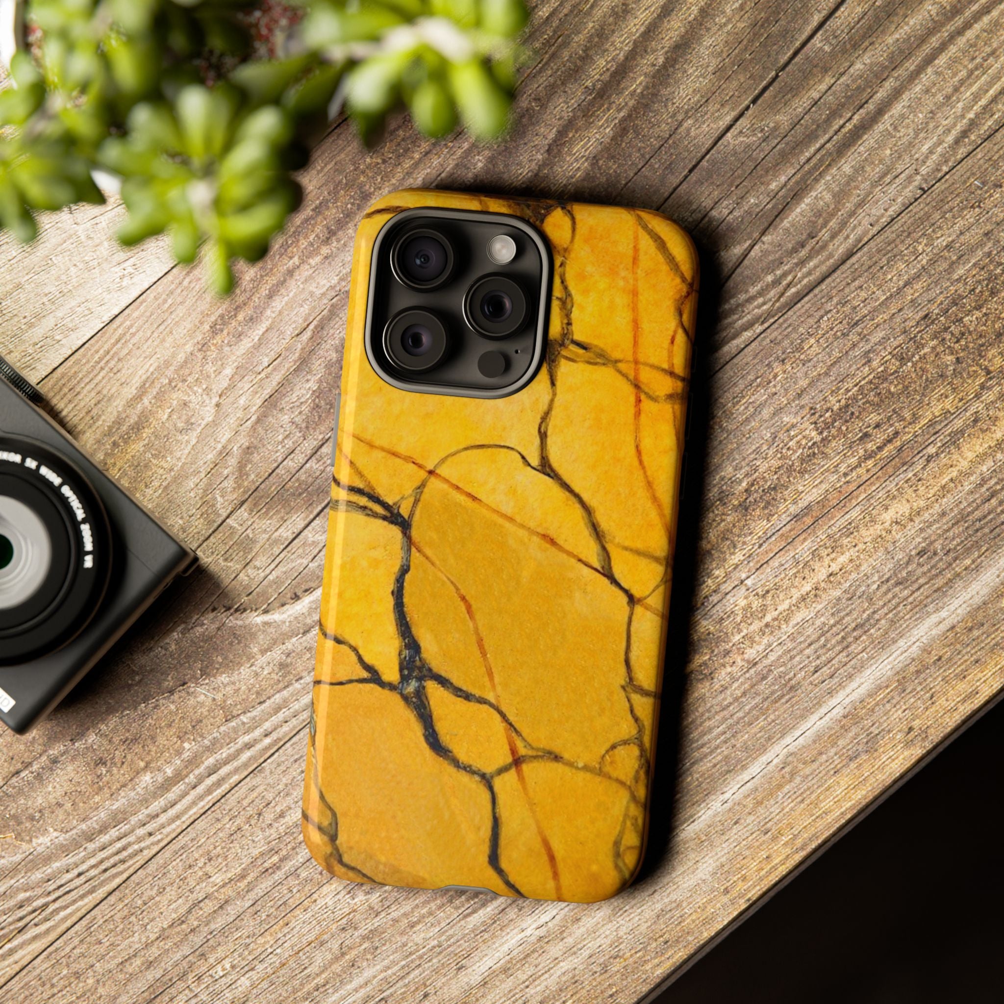 Phone Case - Sexy Gold Marble Design with Tough Protective Cover