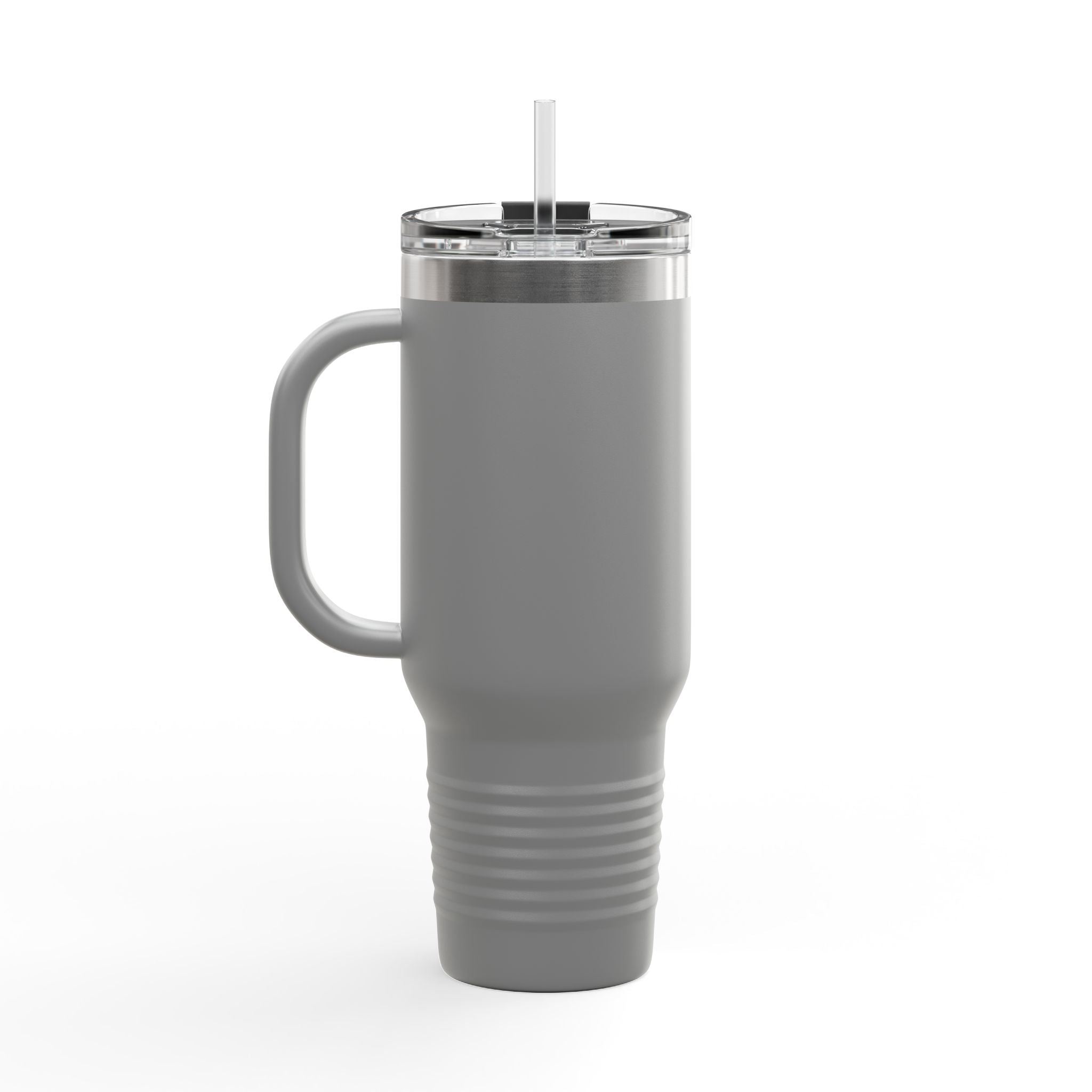40oz Insulated Travel Mug — American Flag Cannabis Leaf Design