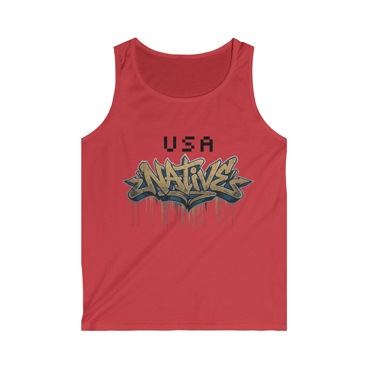 USA Native Graffiti Tank Top