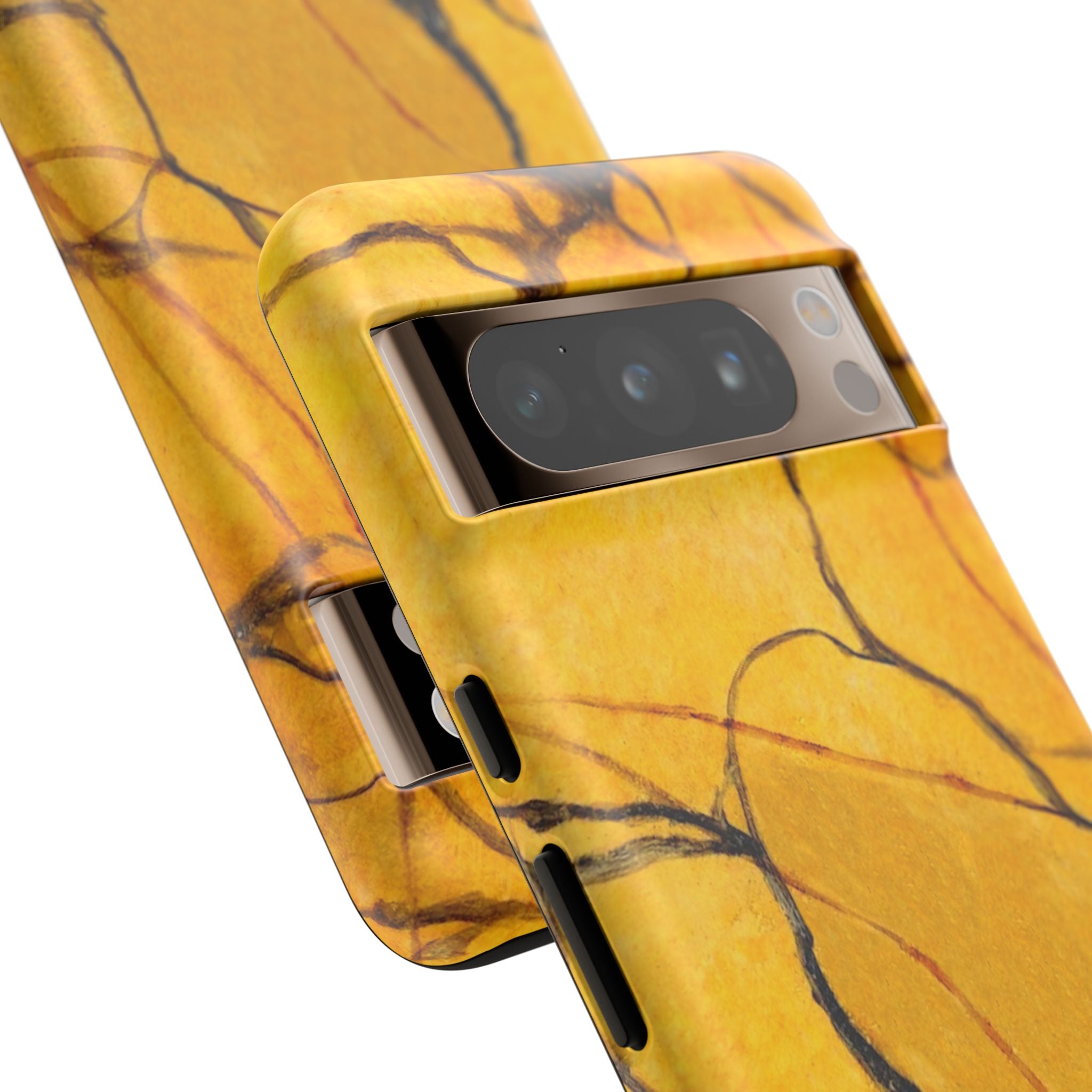 Phone Case - Sexy Gold Marble Design with Tough Protective Cover