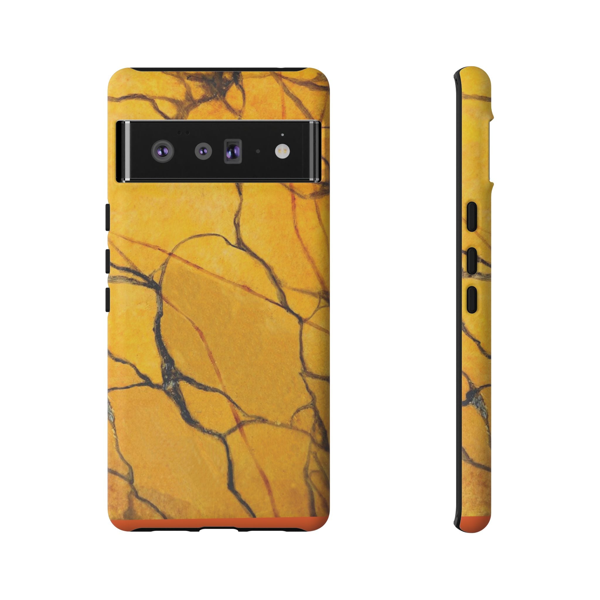 Phone Case - Sexy Gold Marble Design with Tough Protective Cover