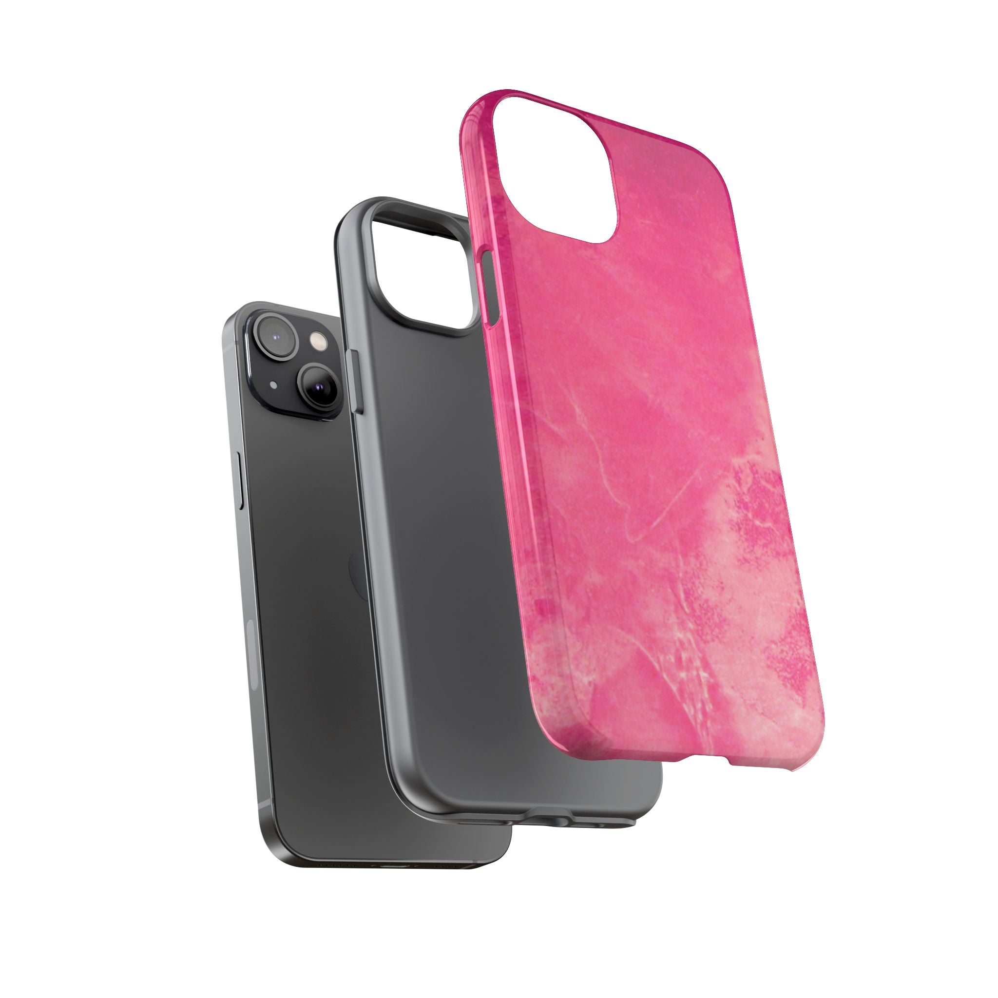 Phone Case - Pink Abstract Art Design - durable & stylish