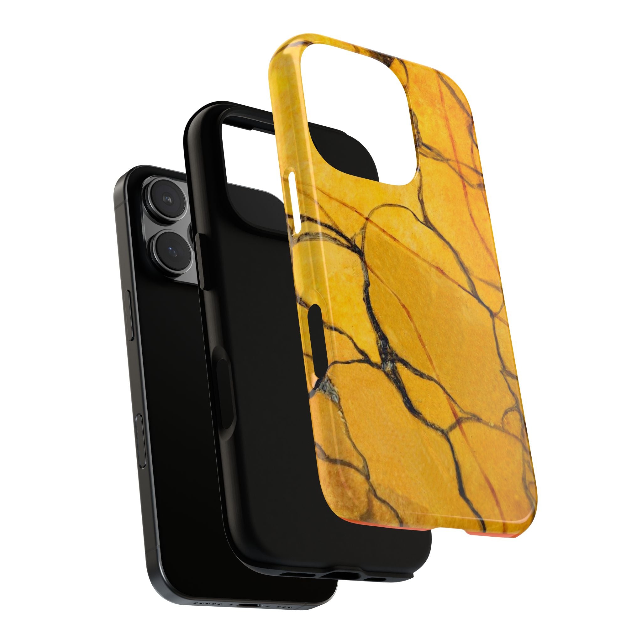 Phone Case - Sexy Gold Marble Design with Tough Protective Cover