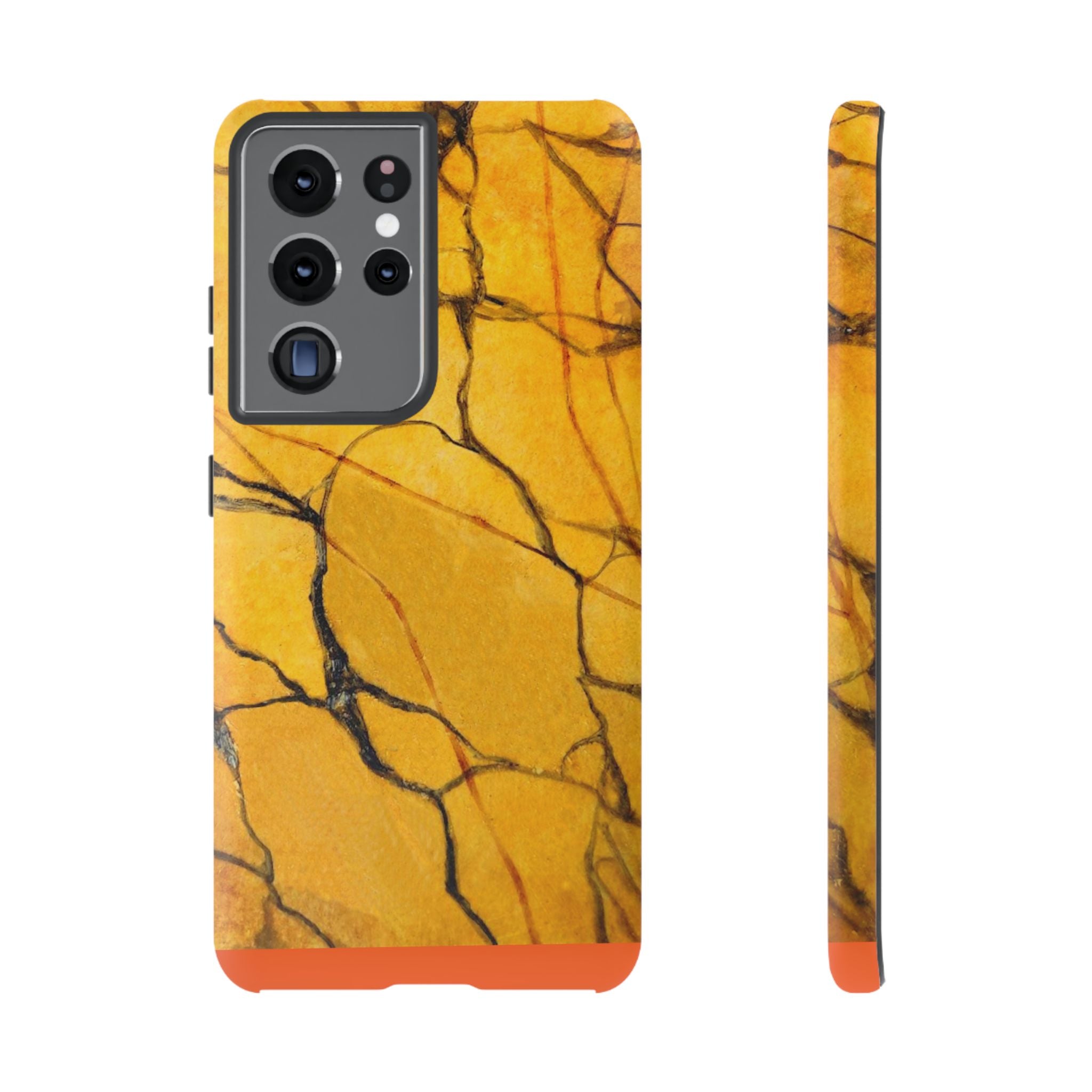 Phone Case - Sexy Gold Marble Design with Tough Protective Cover