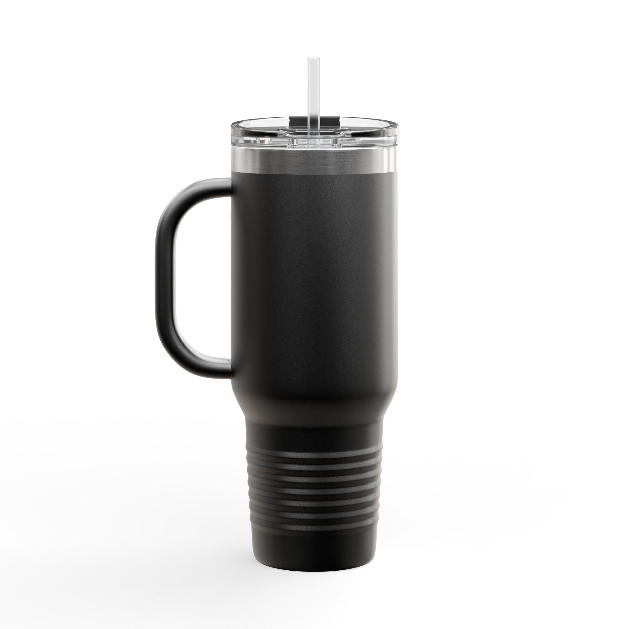 40oz Insulated Travel Mug — American Flag Cannabis Leaf Design
