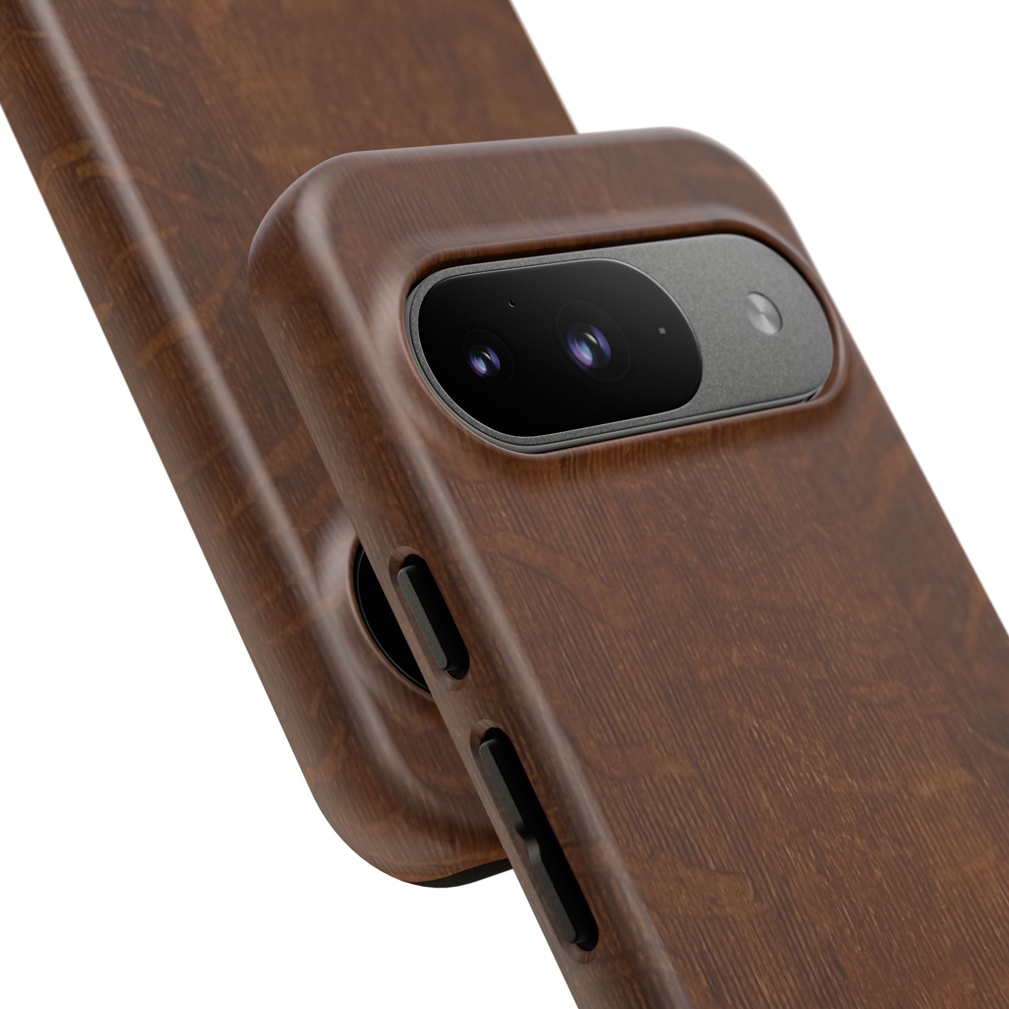 Phone case with 3D Wrap Unique Wood Grain Design - Tough and Durable in Glossy or Matte finish