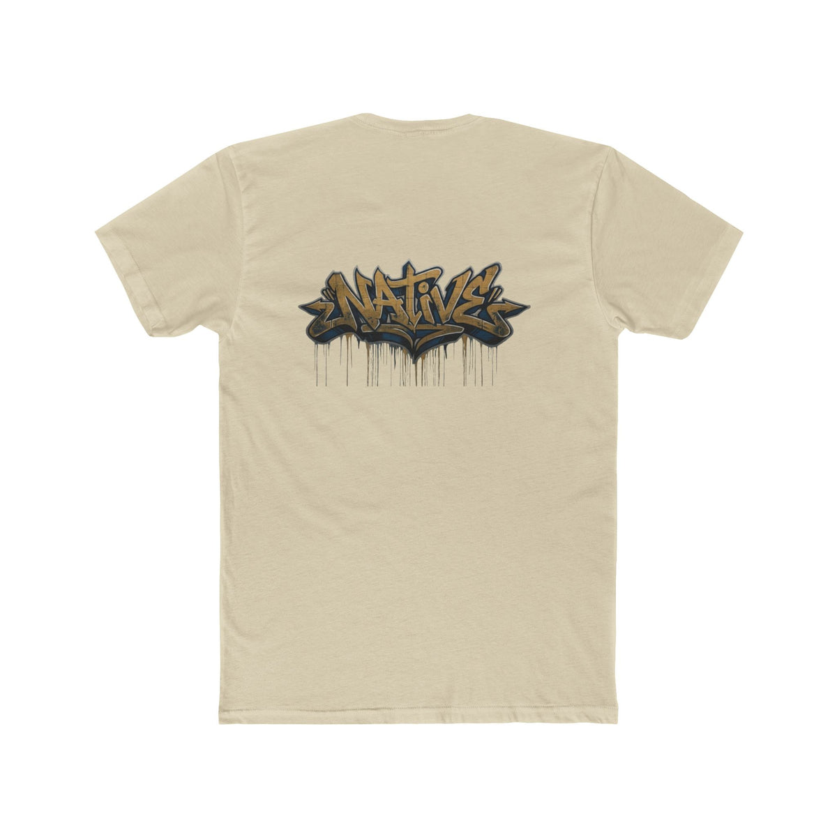 Unisex Native Graffiti Graphic on Back of T-Shirt