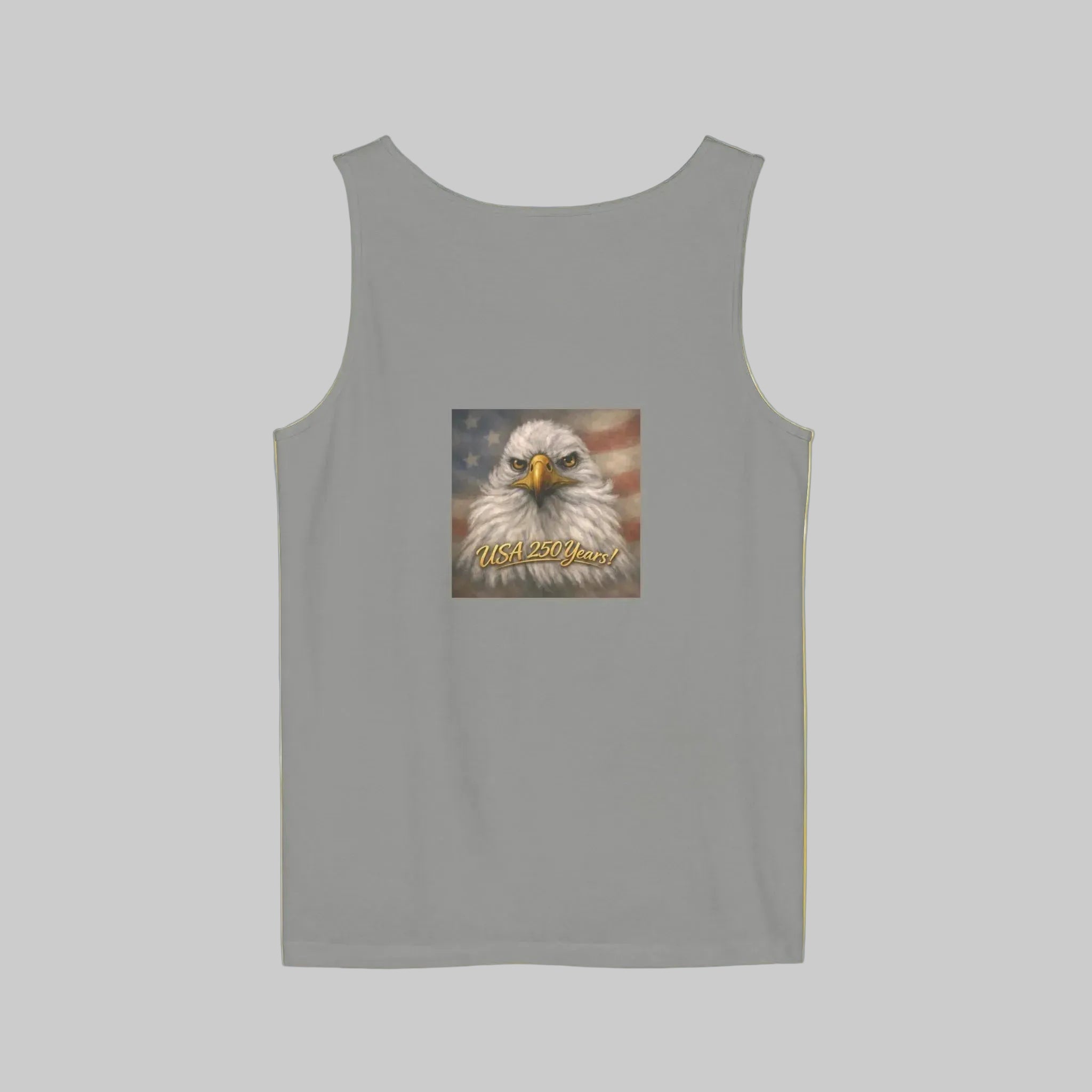 Granite tank top with patriotic bald eagle g painting 