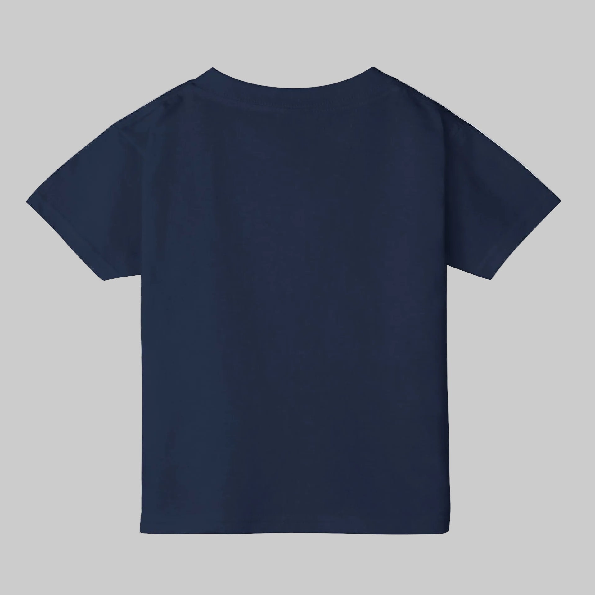 Back view of Toddler's Navy Print Tee 2T-6T
