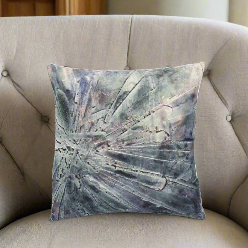 Stylish and Decorative Artsy plush pillow with abstract pattern 