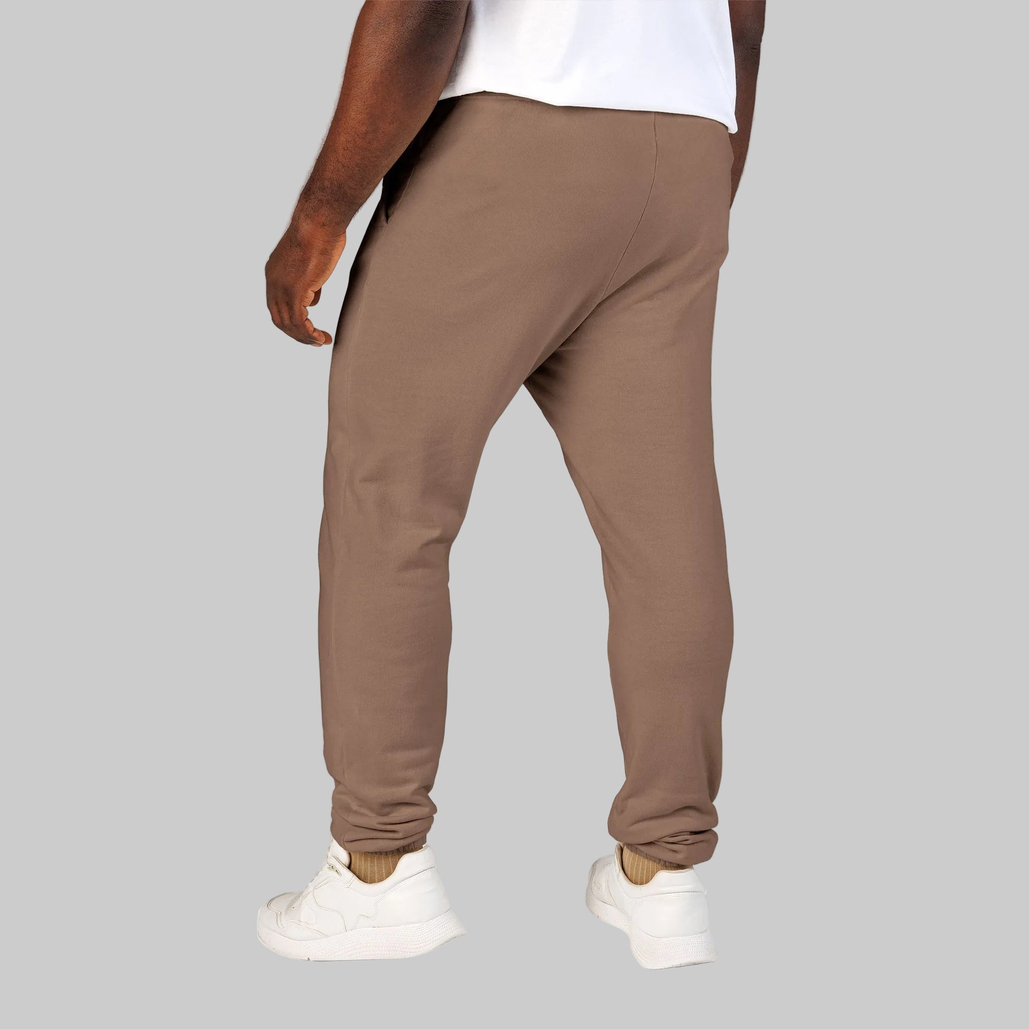 Unisex Espresso colored 100% soft cotton sweatpants S-2XL