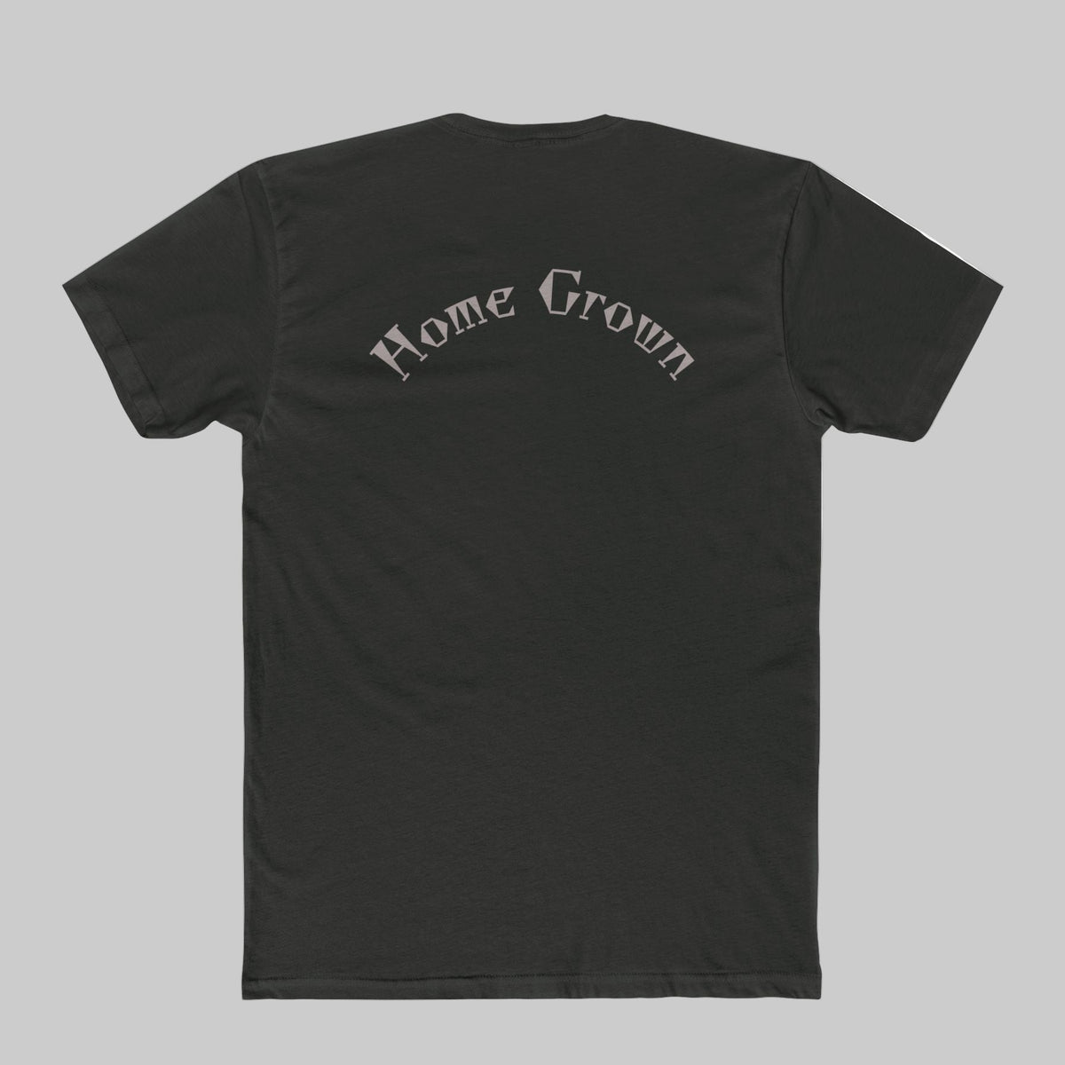 Heavy Metal t-shirt with 'Home Grown' text on the back 
