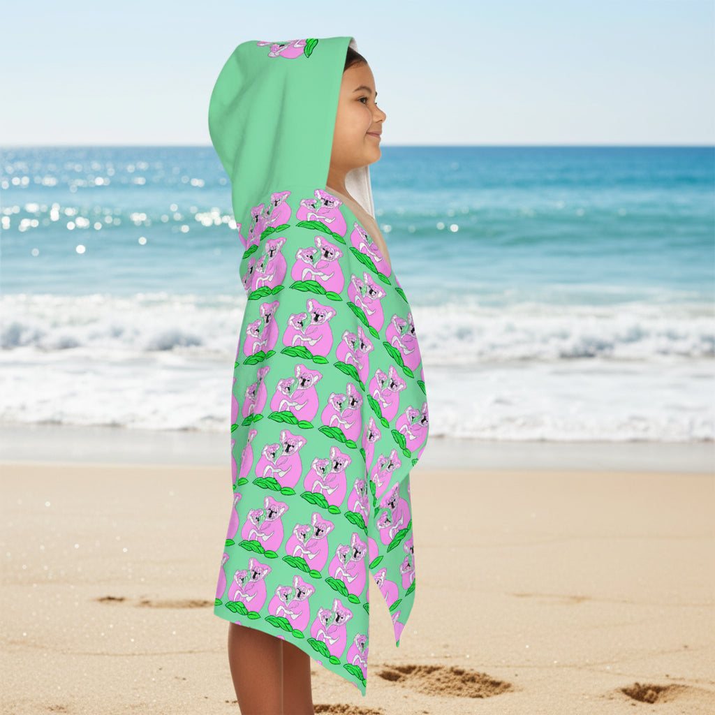 24 x 48 towel size for children at bath or beach with hood