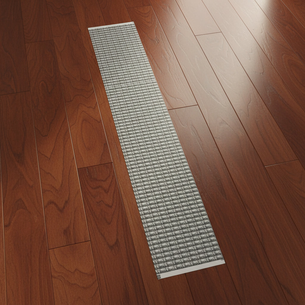 Long sheet of Snowy Pines Holiday wrapping paper in 3 sizes