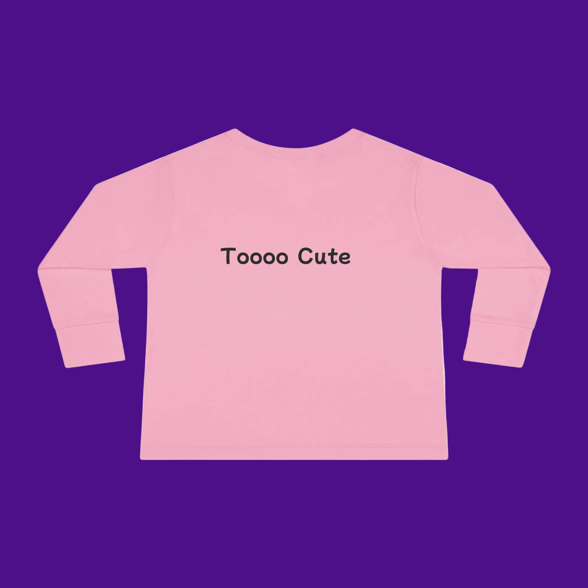 Pink long-sleeve shirt BACK - breathable and soft comfort