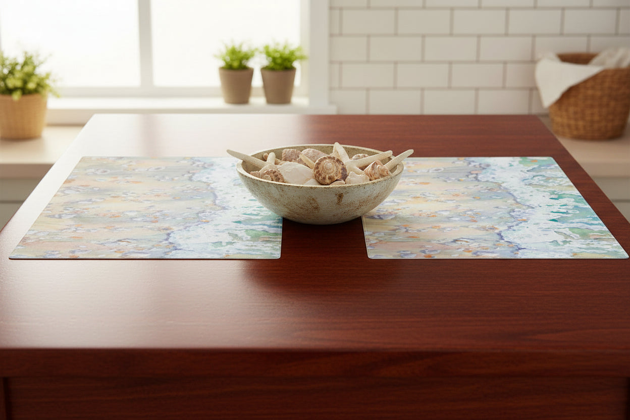 Durable and Beachy Placemats -great gift  for ocean lovers