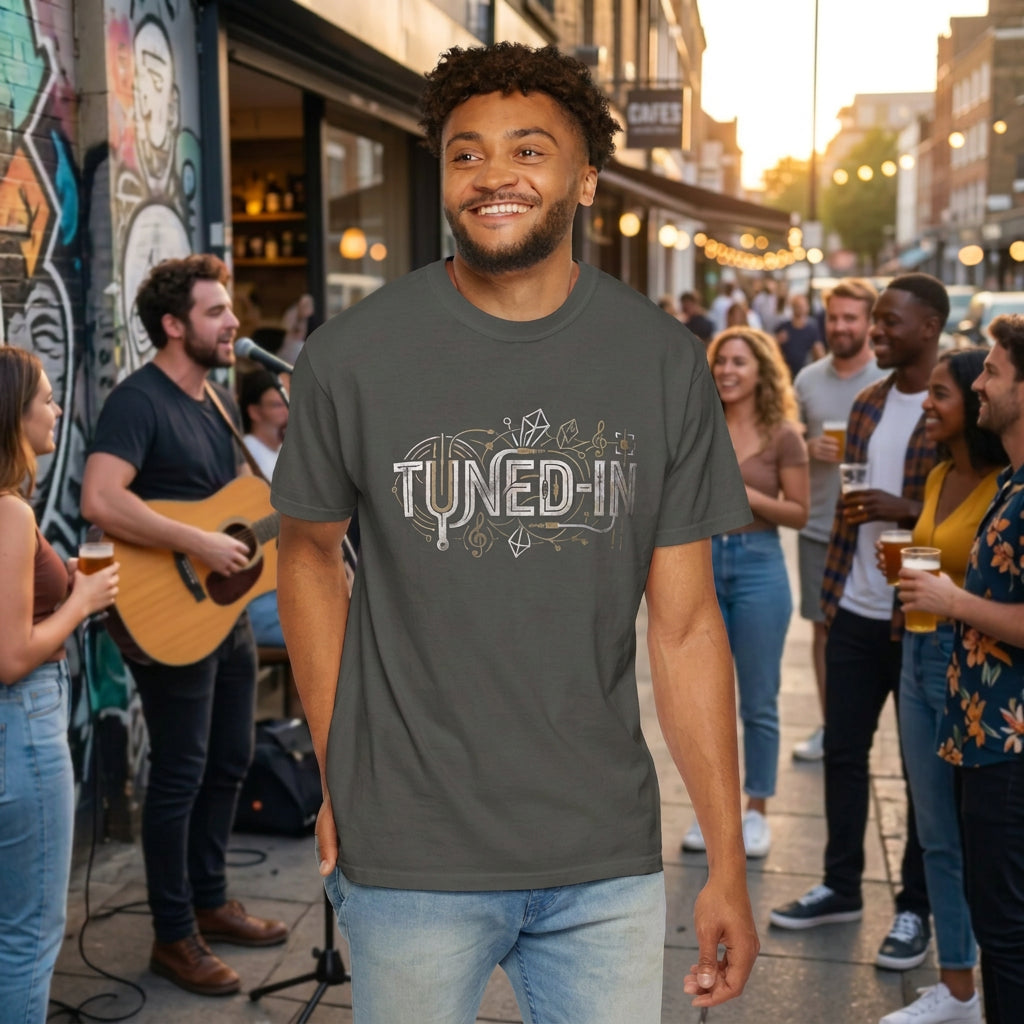 Pepper colored T-shirt in relaxed fit - 100% cotton