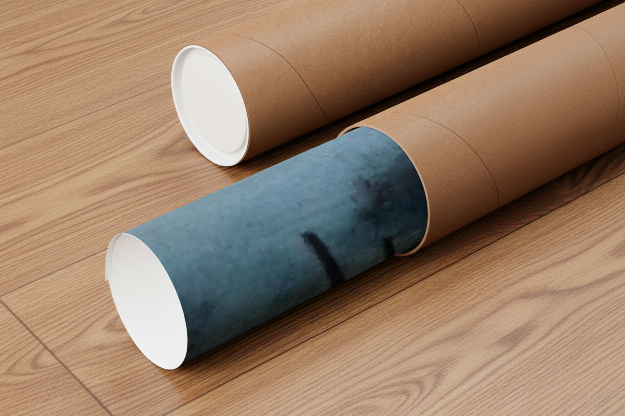 Cardboard Tubes hold Posters securely to be shipped