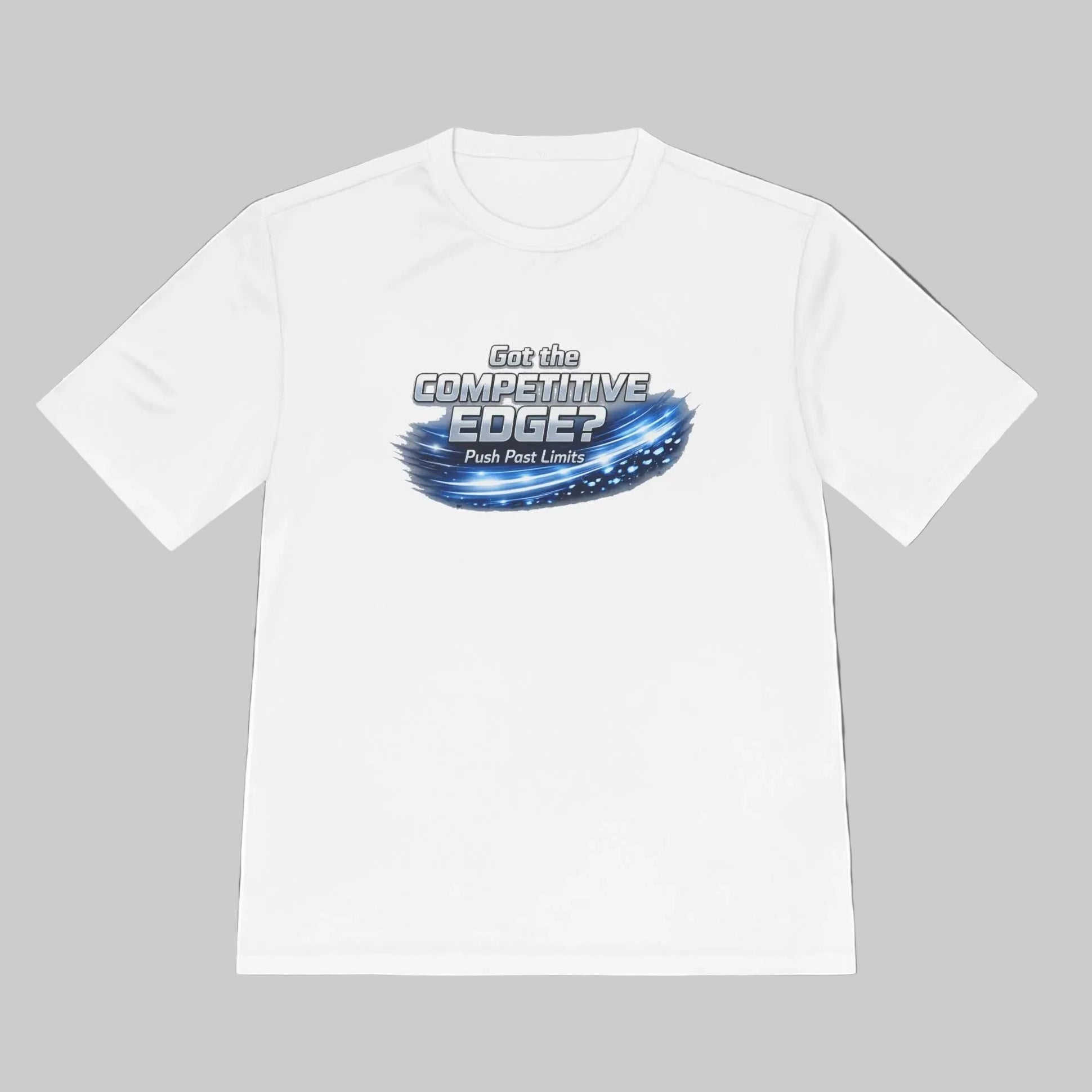White t-shirt with a graphic design for the competitive in 5 colors XS-4XL