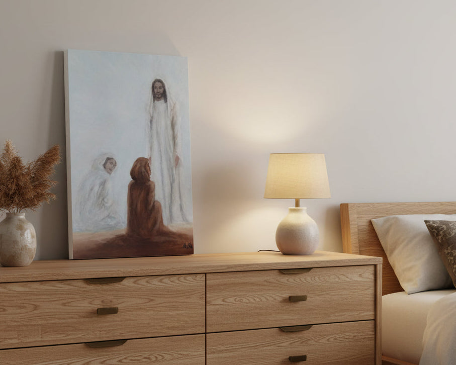 This Canvas Print works in any room you'd like to find calmness and peace