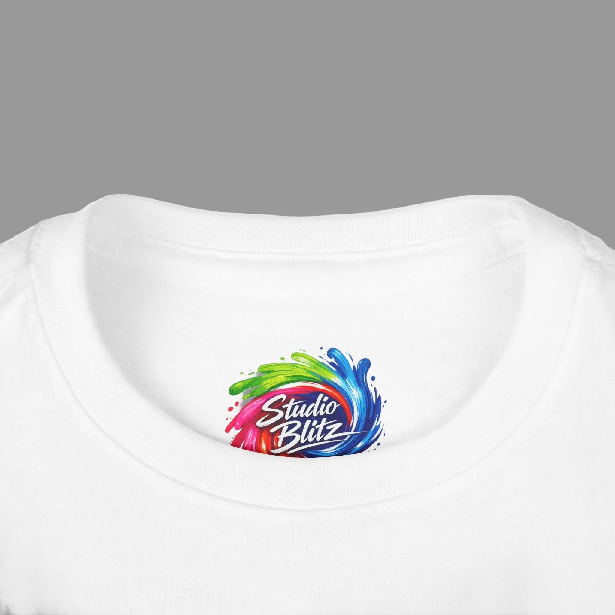 Ribbed collar and cuffs on long sleeve kids Tee prevents stretching
