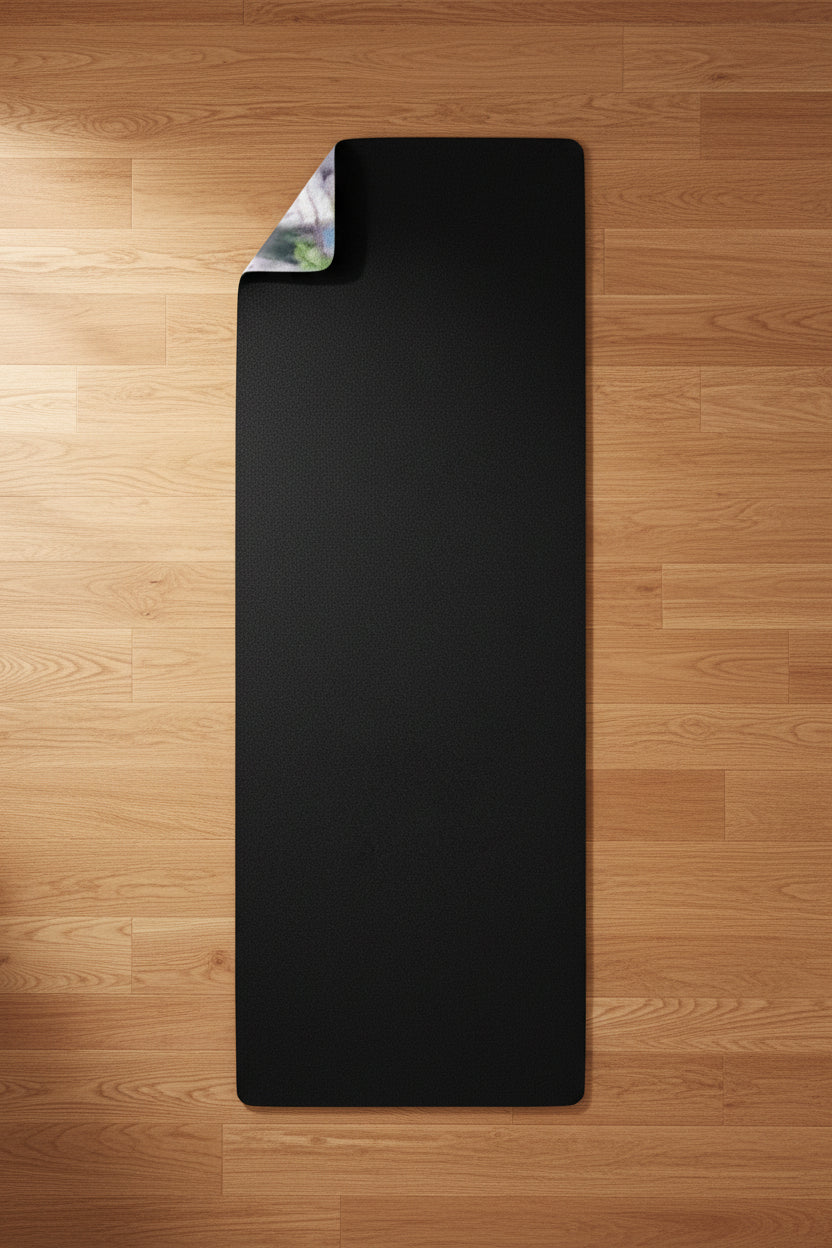 yoga mat back with non-slip stability