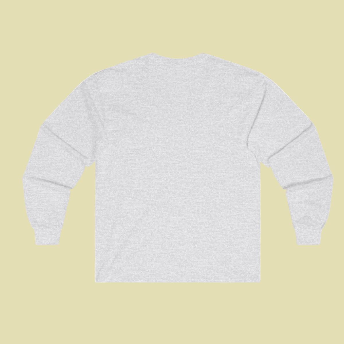 Ash color long sleeve t-shirt in 100% cotton  S-5XL